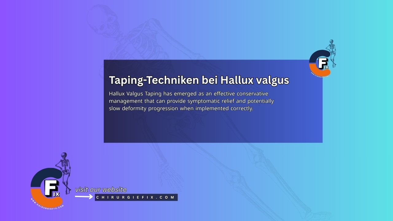 Hallux Valgus Taping