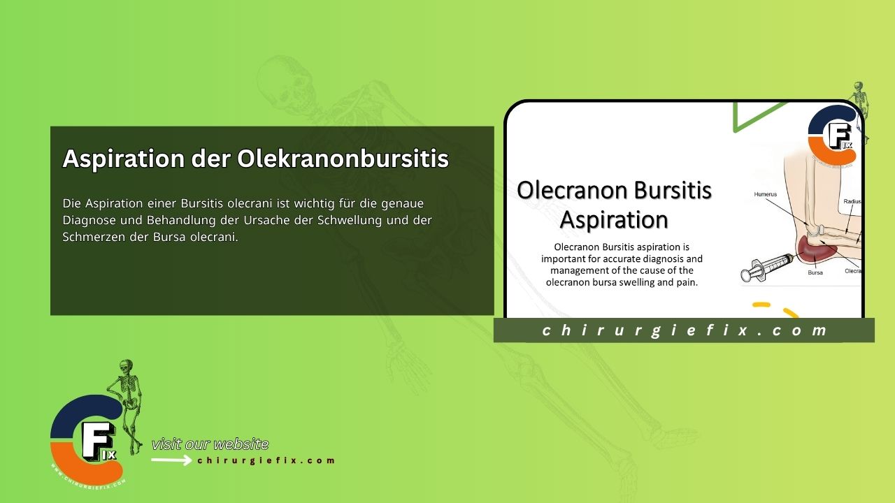 Olecranon Bursitis Aspiration