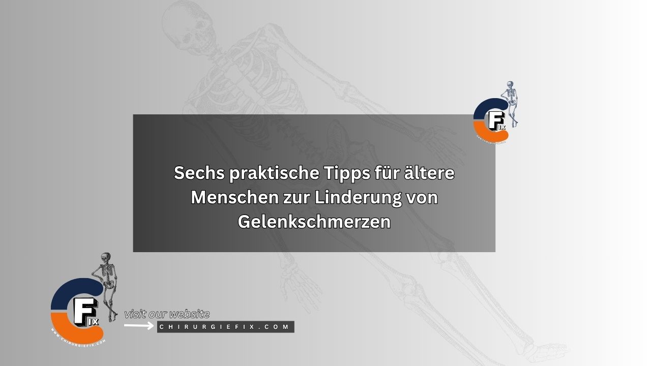 Tipps für ältere Menschen