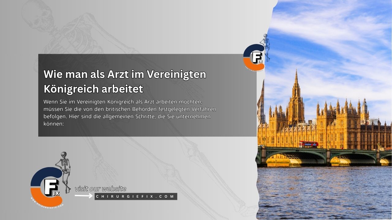 work as a doctor in UK