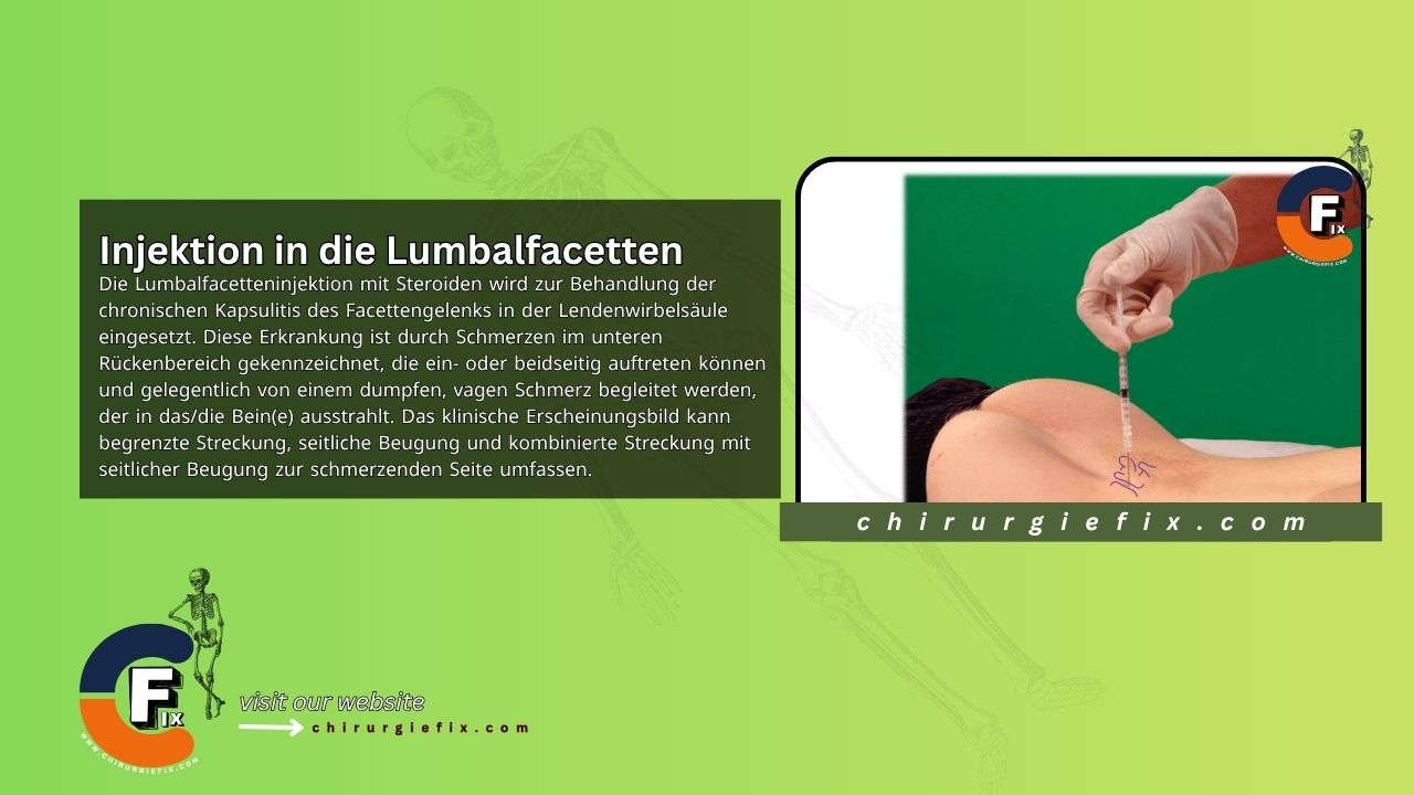 Lumbar Facet Injection