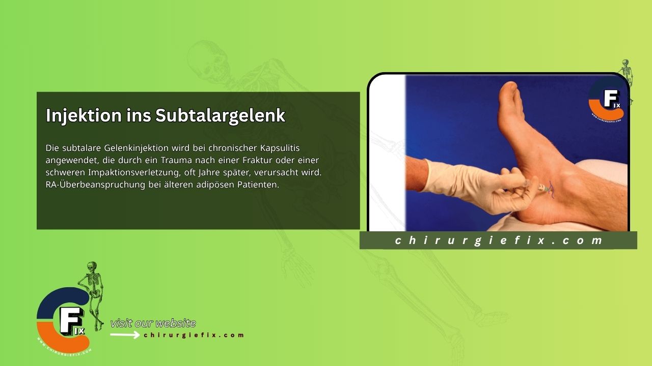 Subtalar Joint Injection