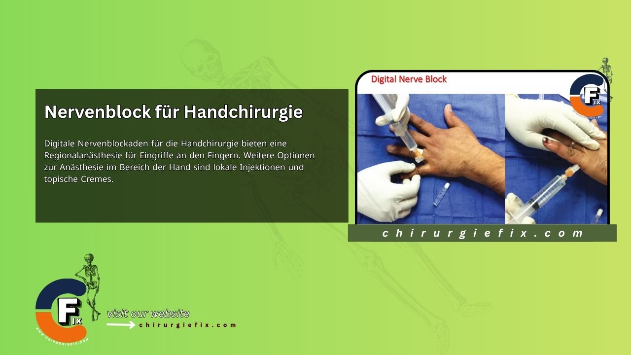 Nerve Block For Hand Surgery