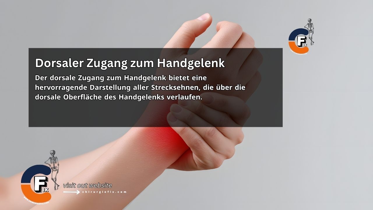 Dorsal Approach to the Wrist