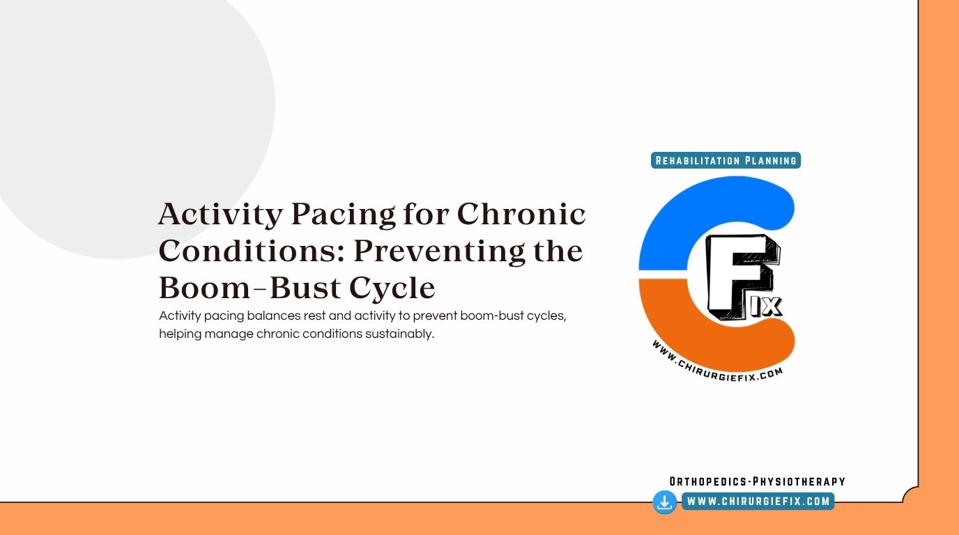 activity pacing chronic illness
