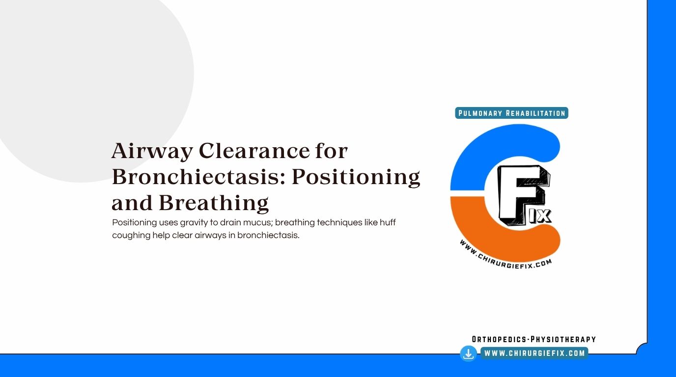 airway clearance bronchiectasis