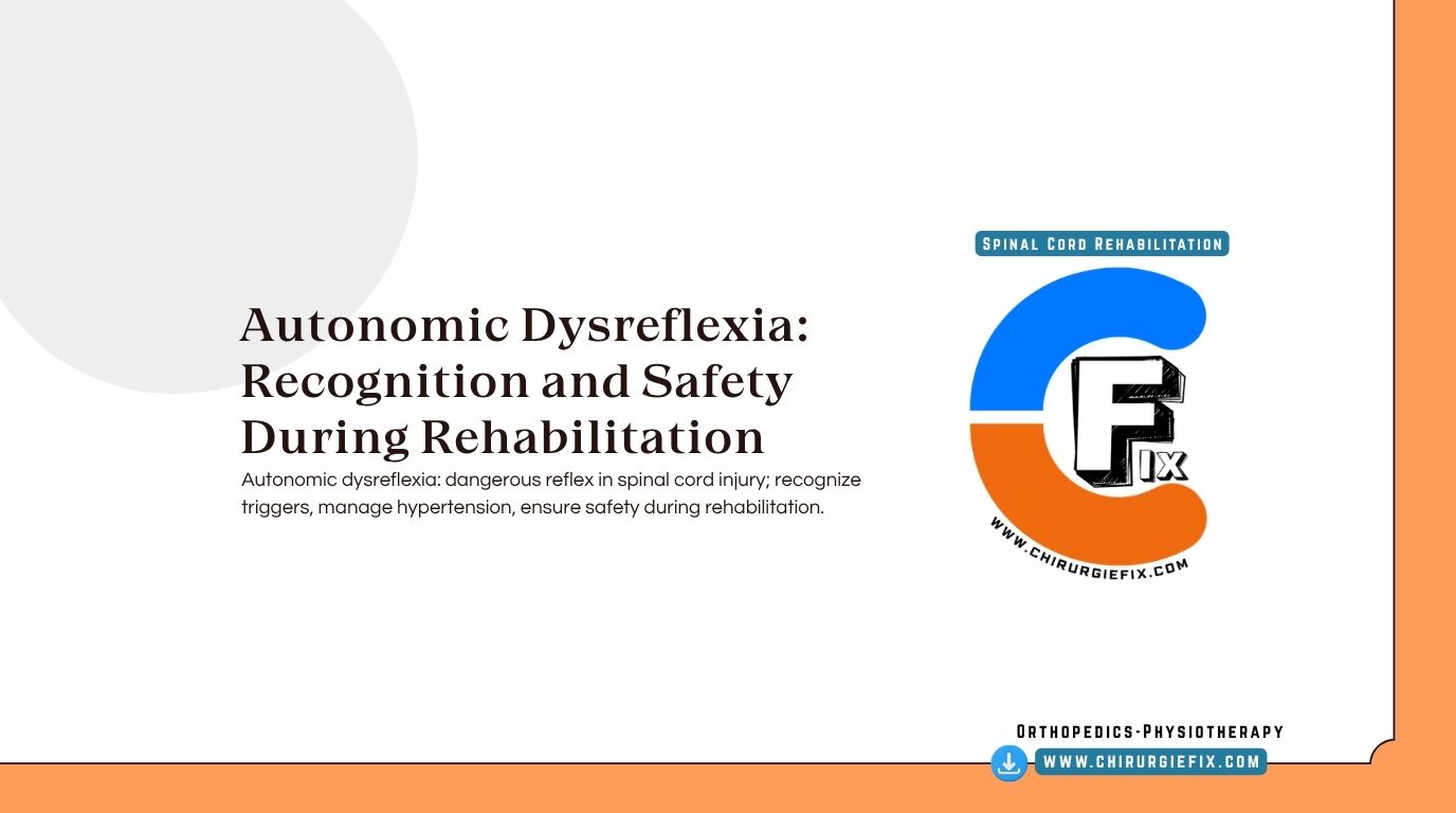 autonomic dysreflexia rehabilitation