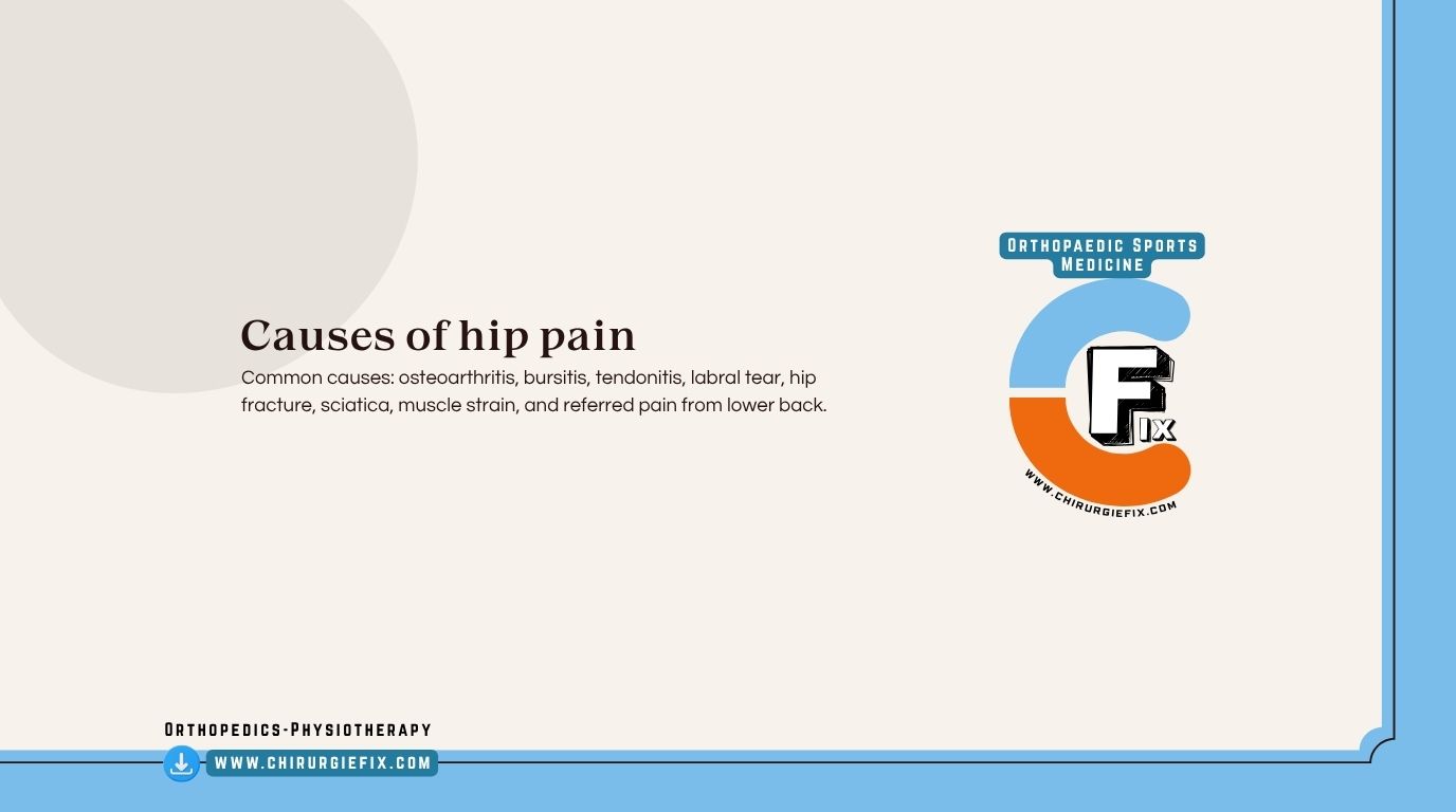 Hip Pain Causes