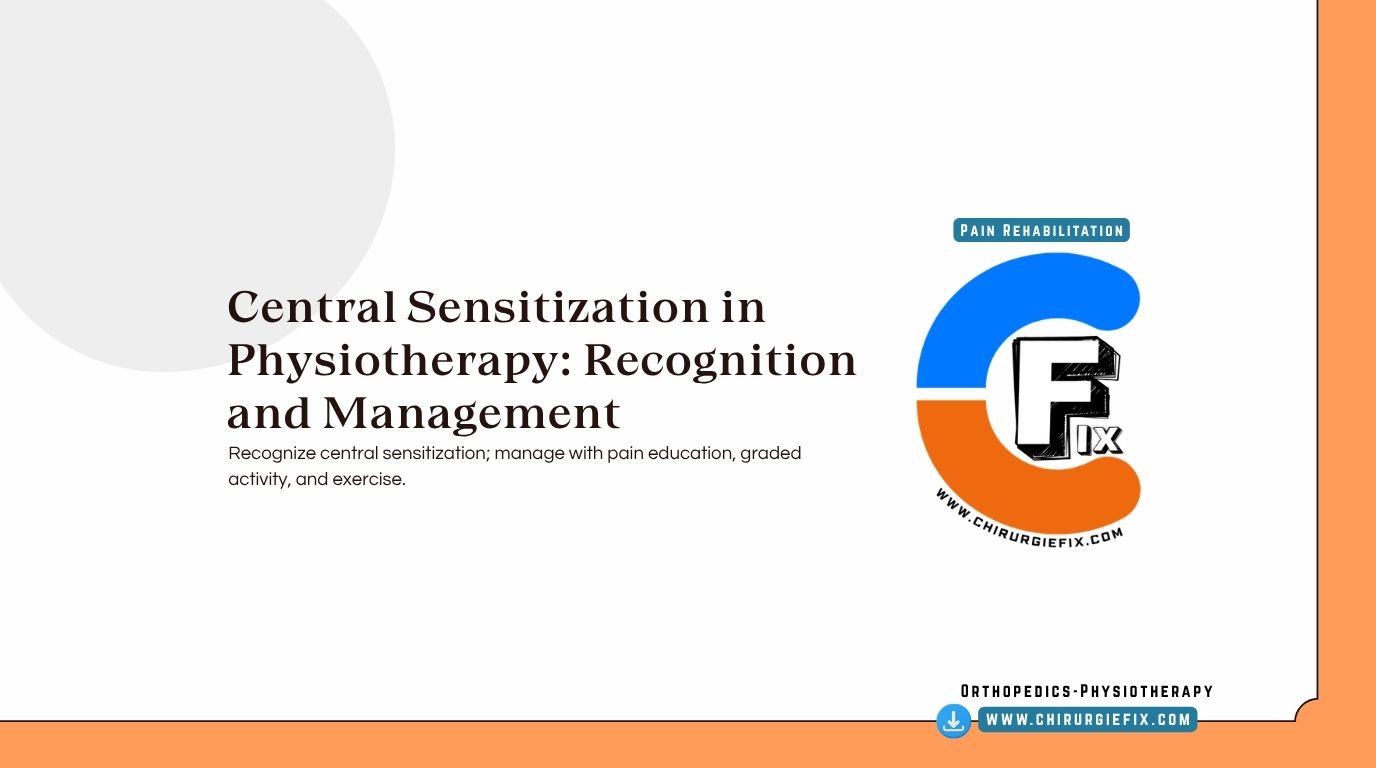 central sensitization physiotherapy