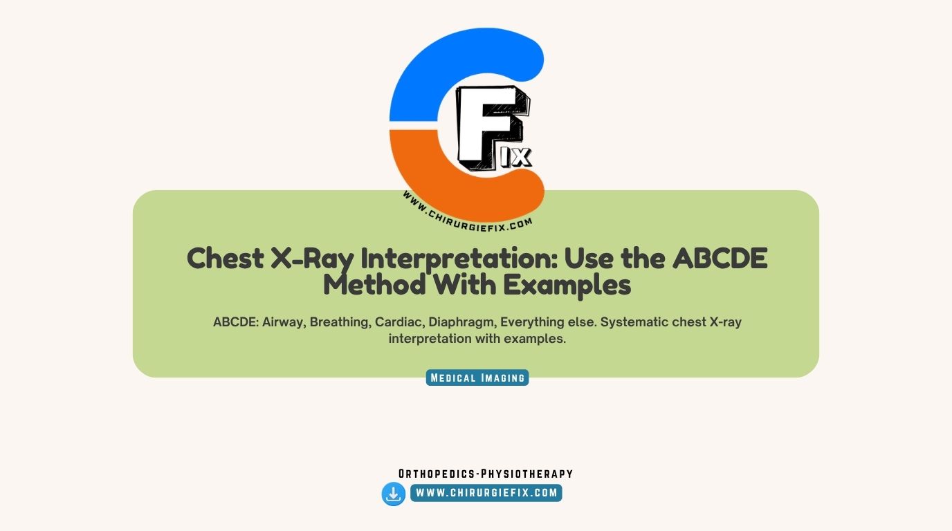 chest X-ray interpretation