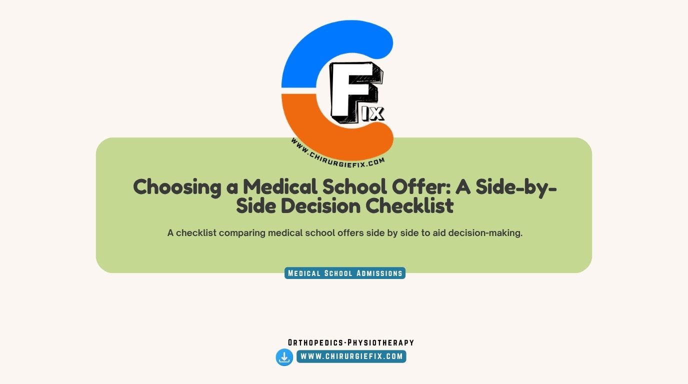 choosing a medical school offer
