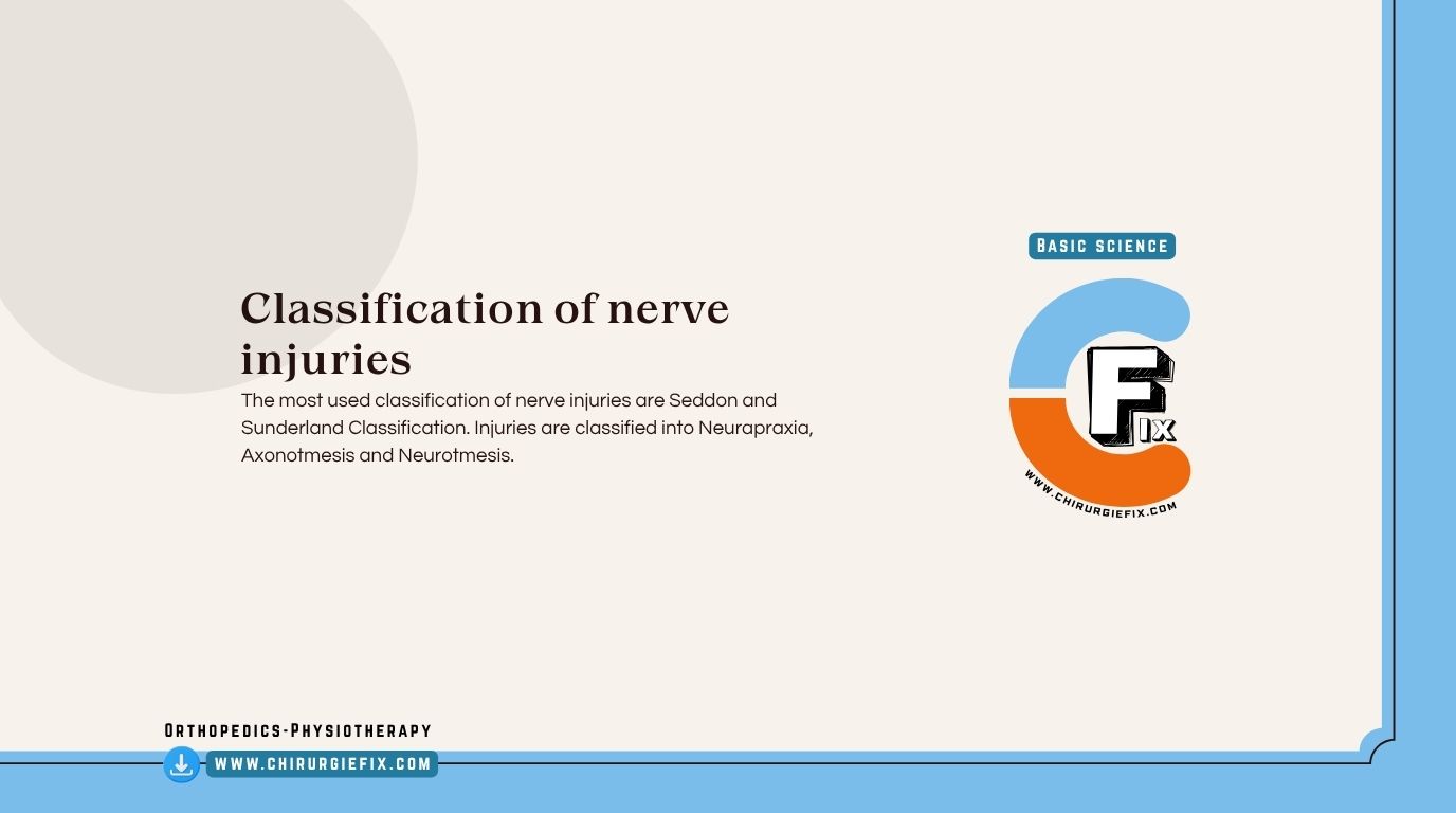 classification of Nerve Injuries