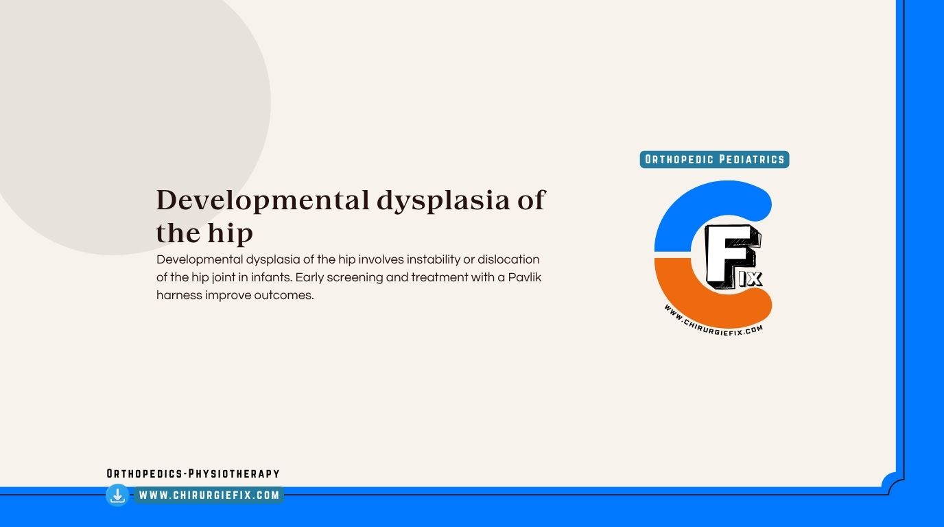 Developmental dysplasia of the hip