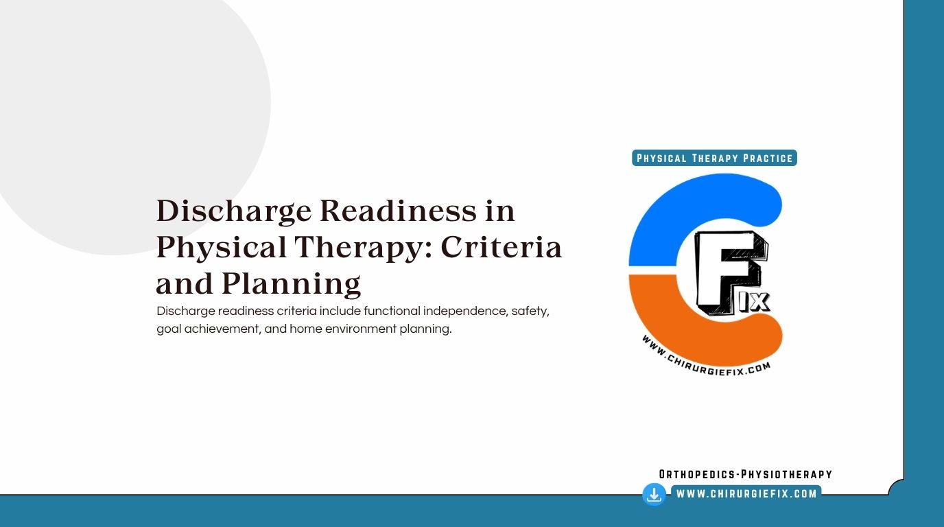 physical therapy discharge criteria