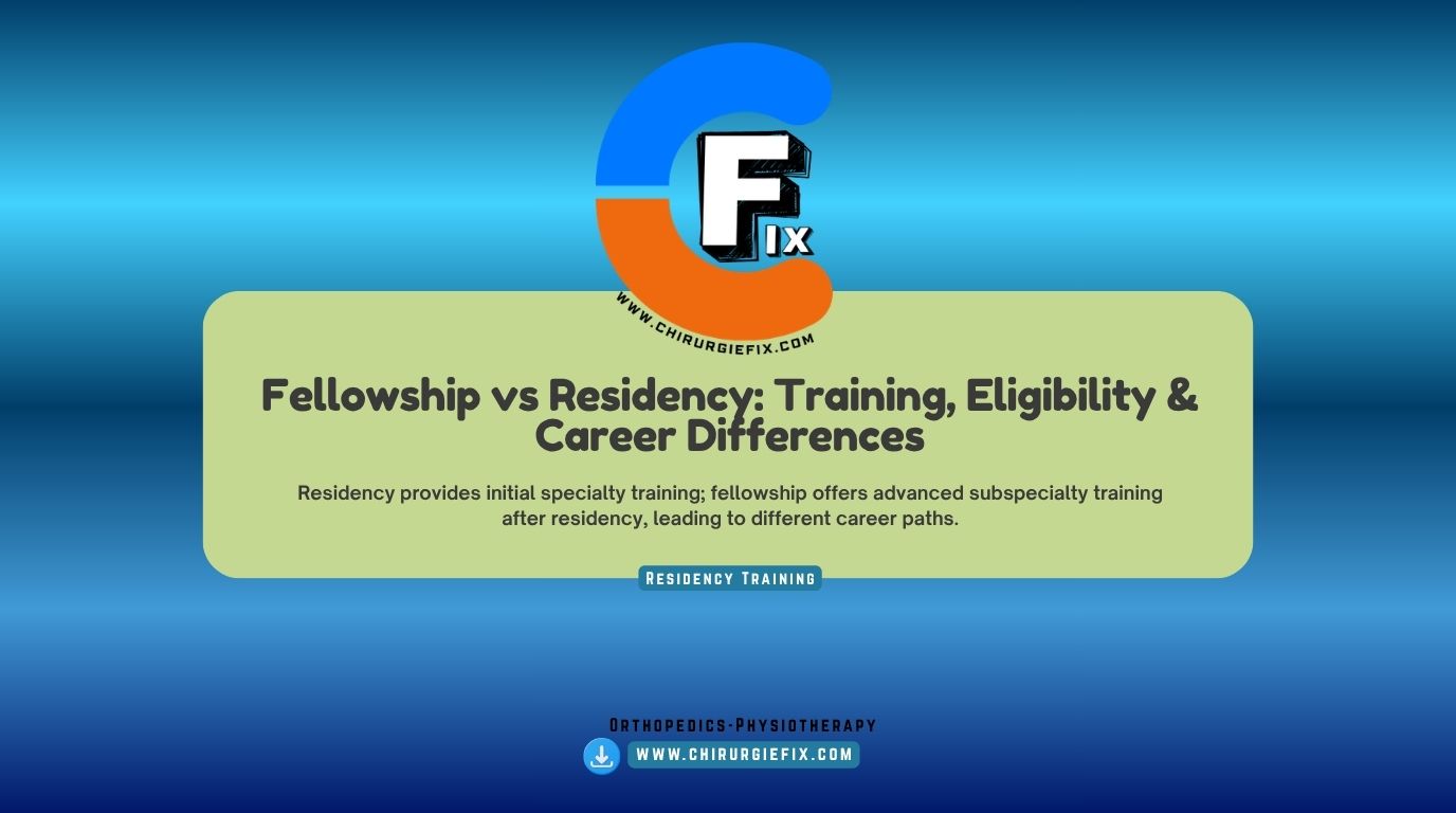 fellowship vs residency