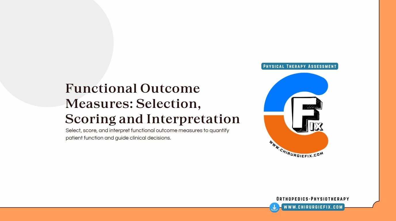 functional outcome measures