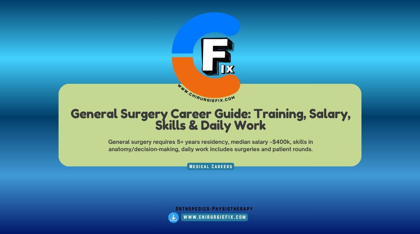 general surgery career