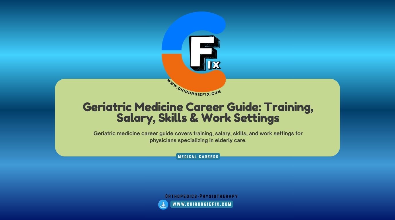 geriatric medicine career