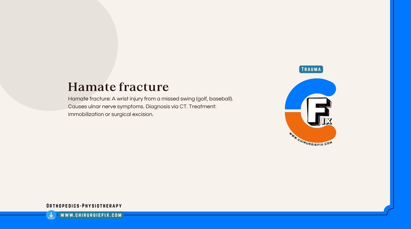 Hamate Fracture