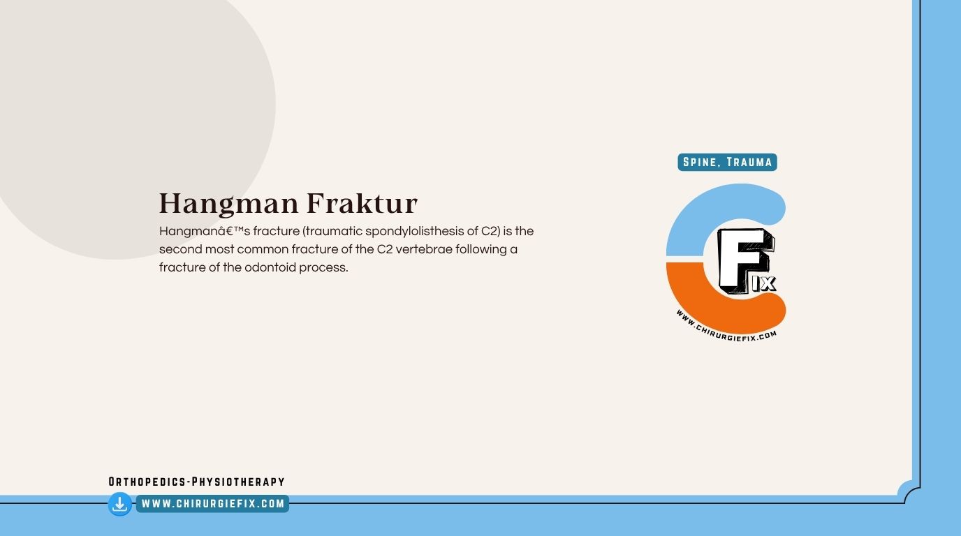 Hangman's Fracture