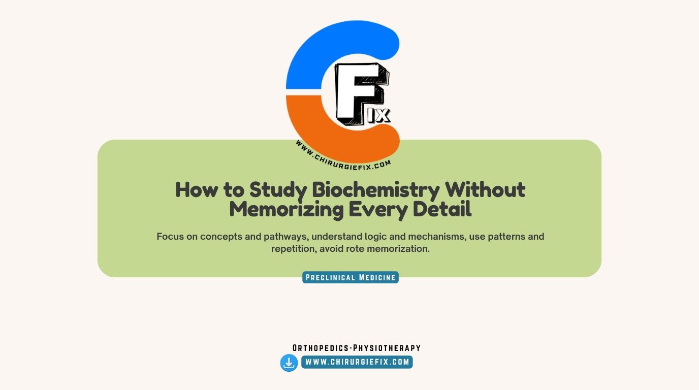 how to study biochemistry