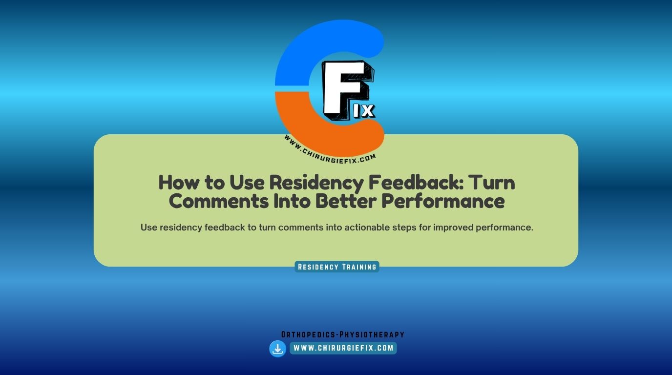 residency feedback