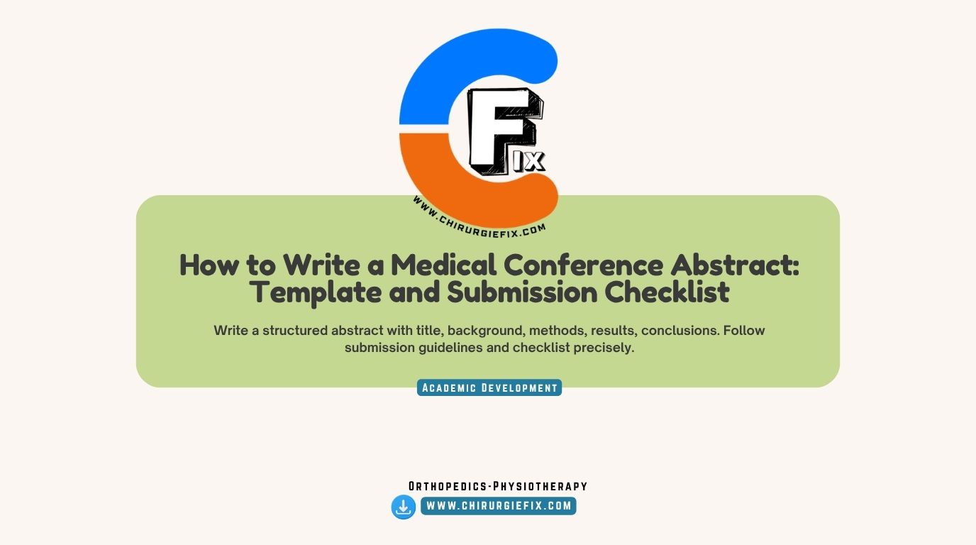 medical conference abstract