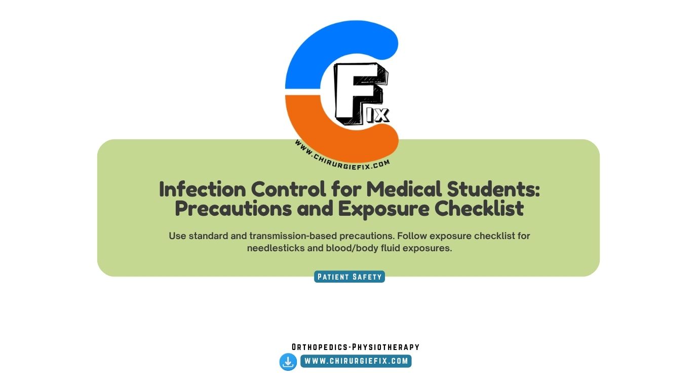 infection control medical students