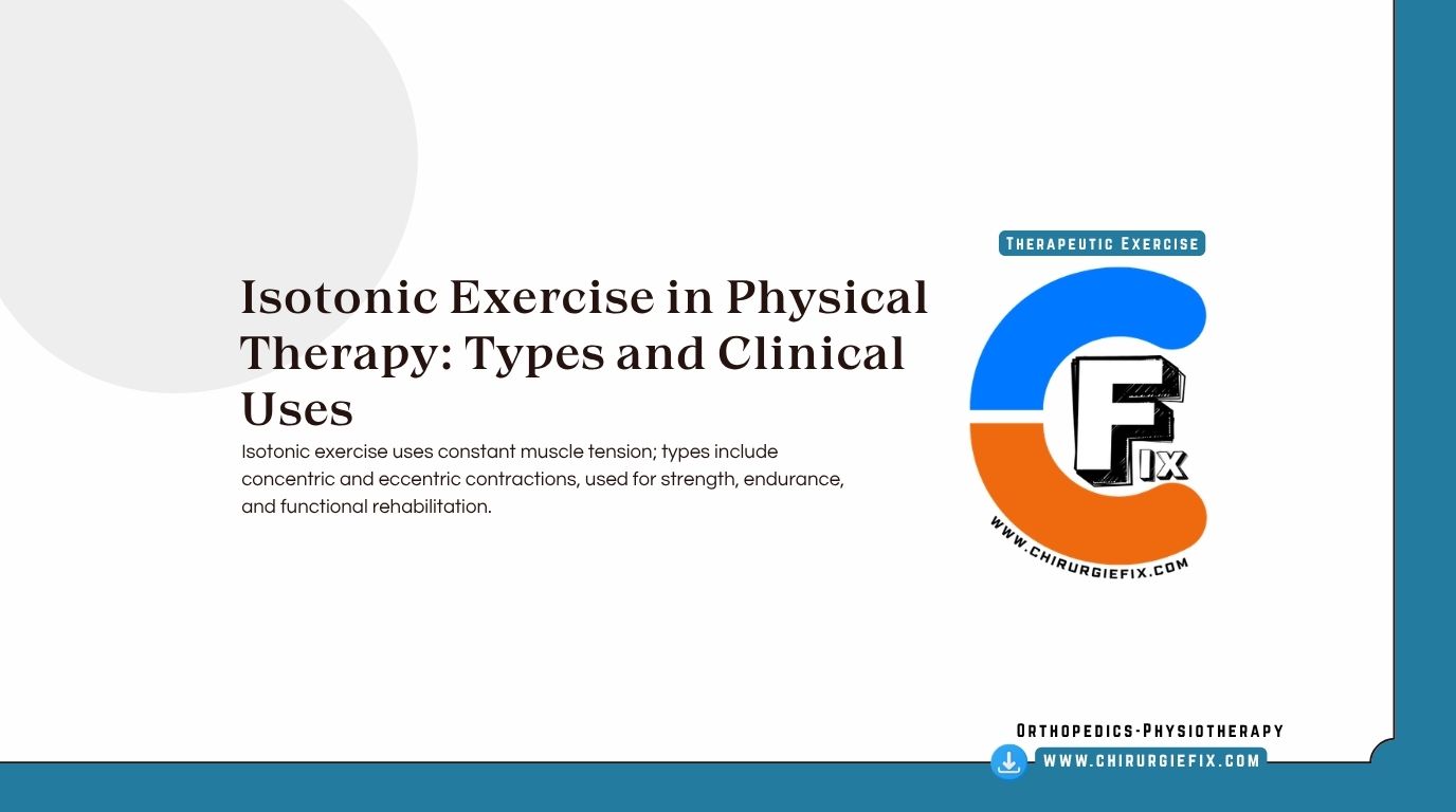 isotonic exercise physiotherapy