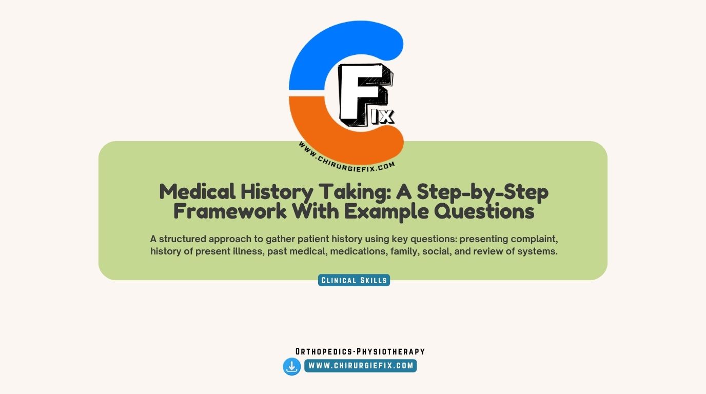 medical history taking