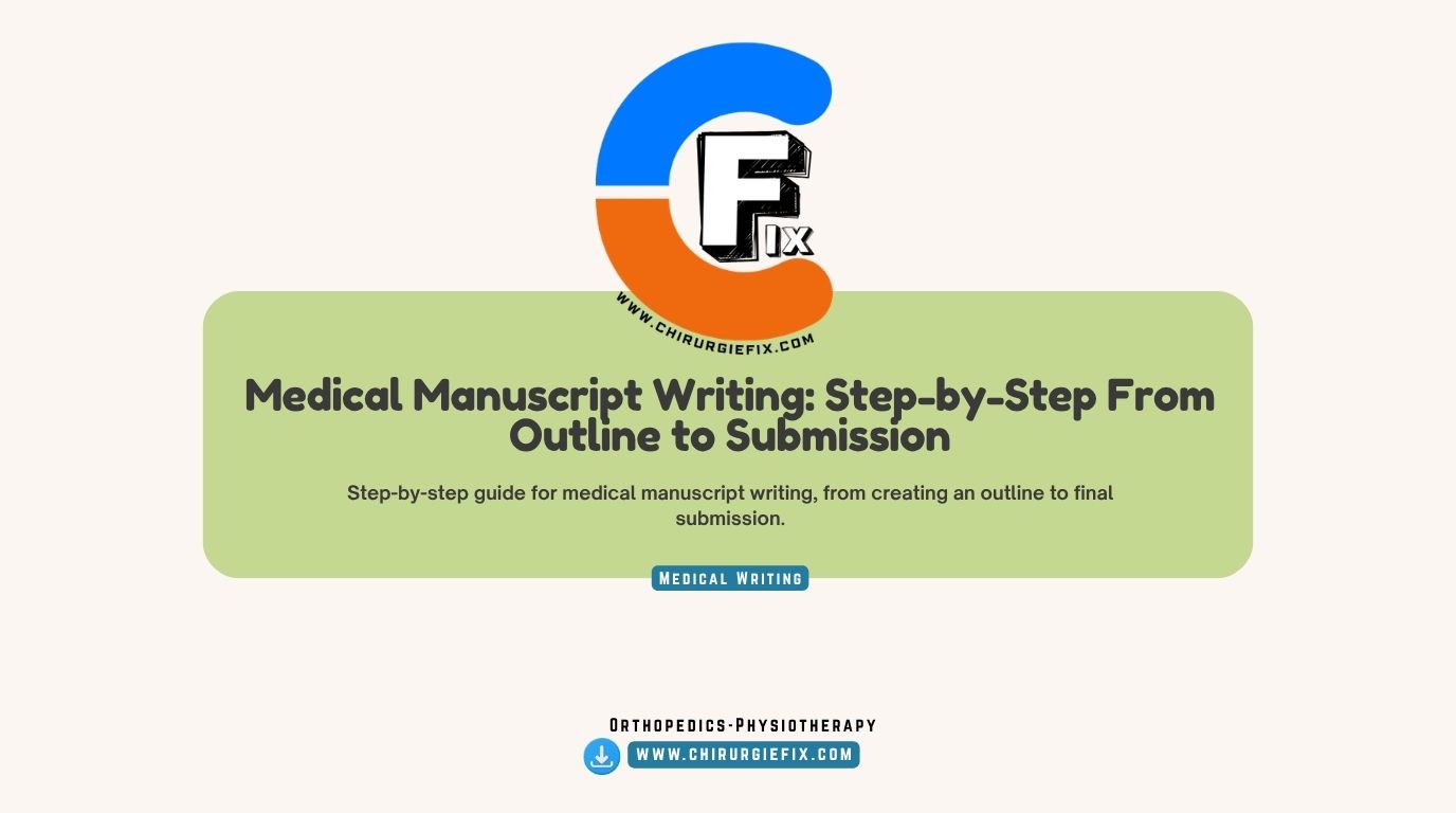 medical manuscript writing