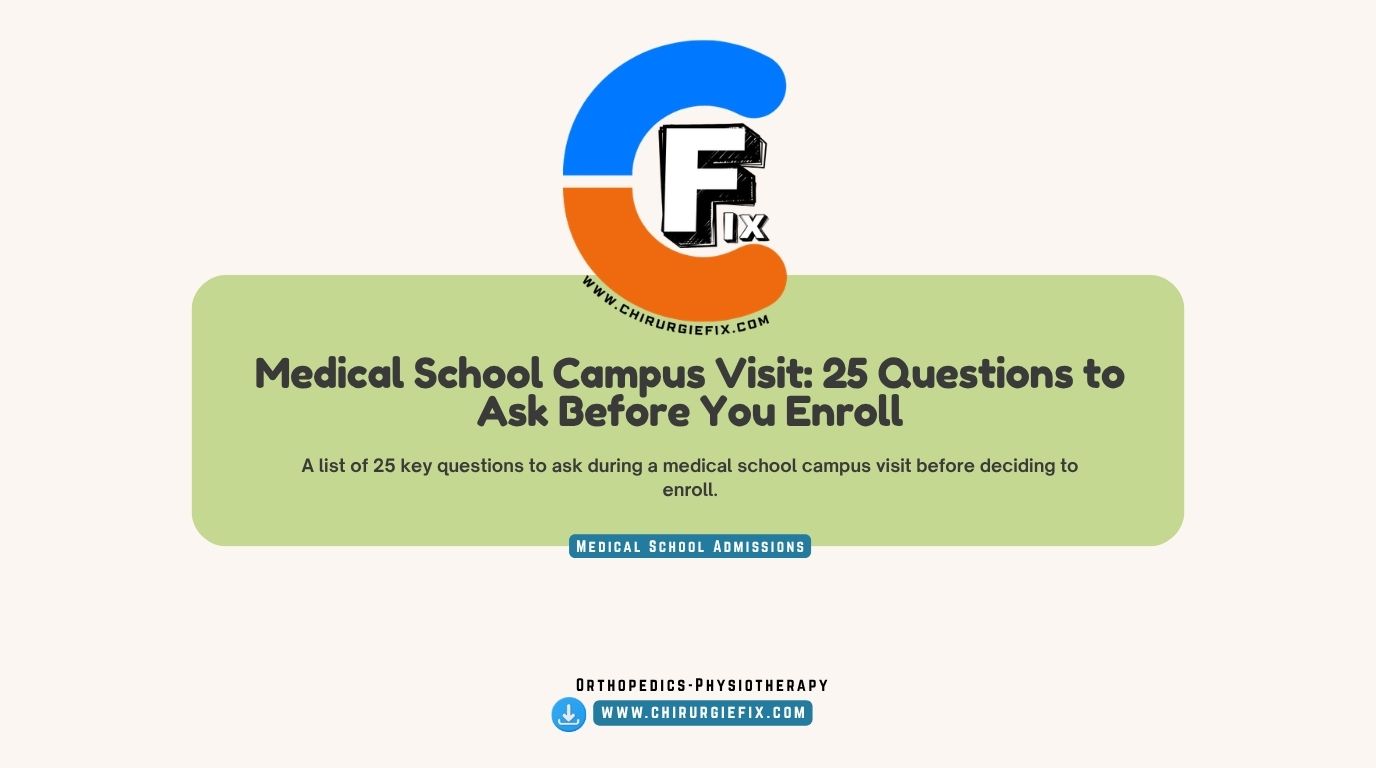 medical school campus visit