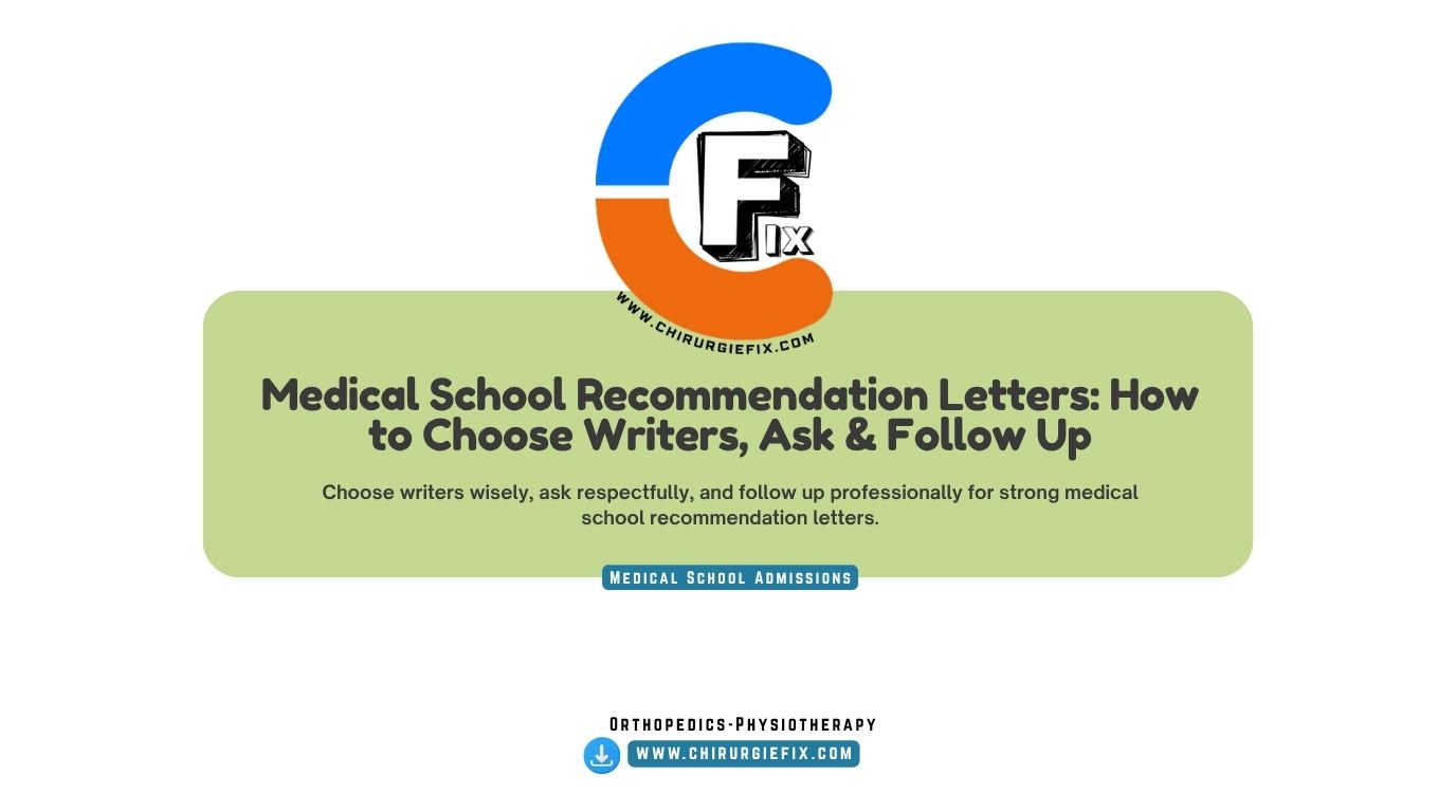 medical school recommendation letters
