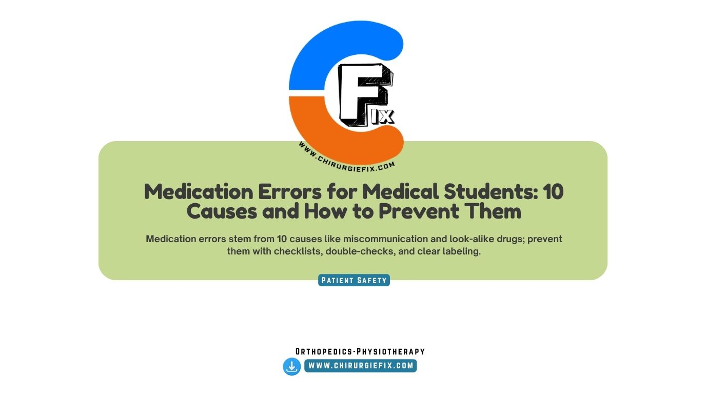 medication errors medical students