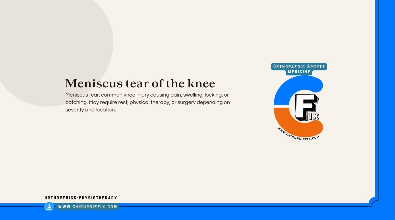 meniscus tear