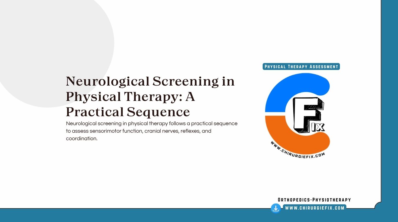 neurological screening physiotherapy