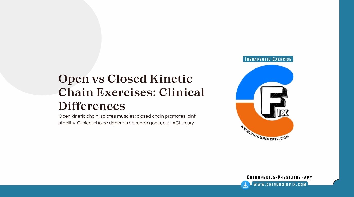 open vs closed kinetic chain