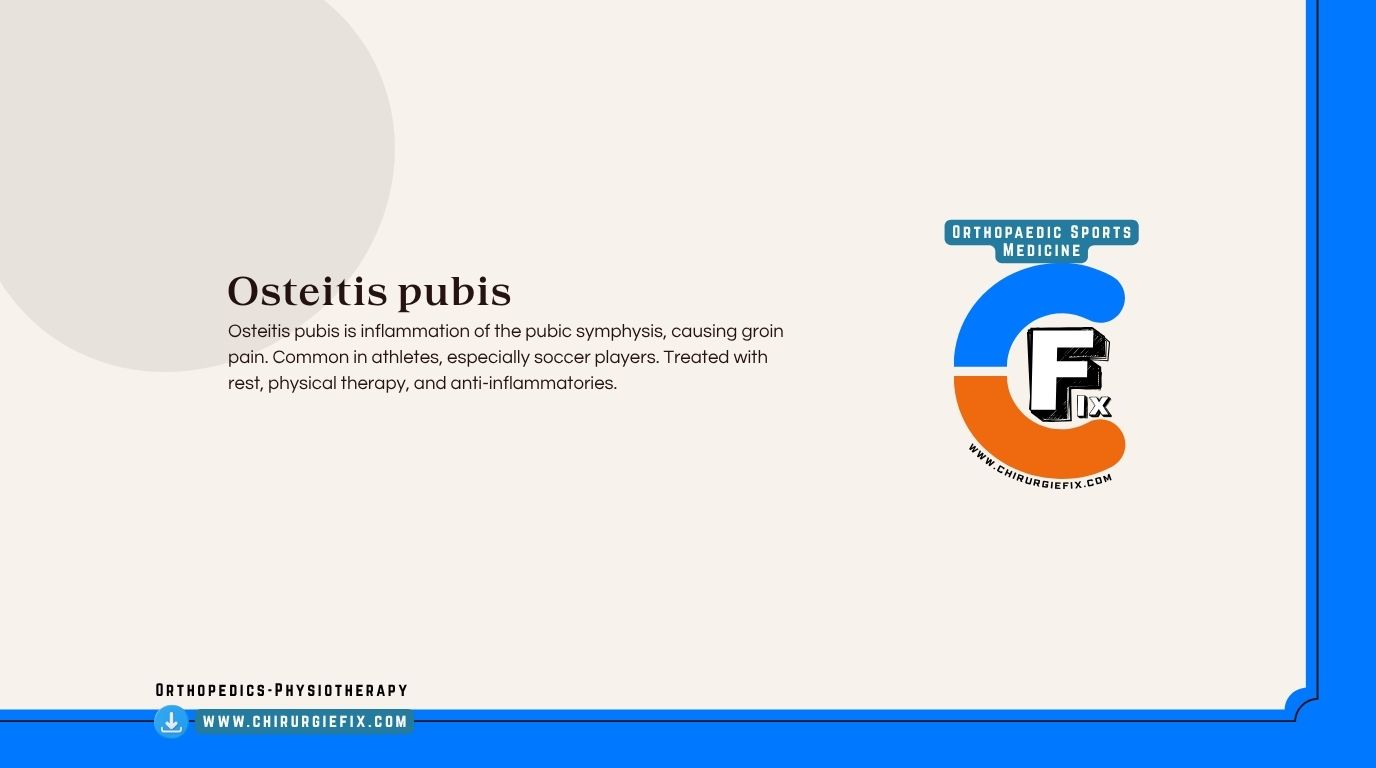 Osteitis Pubis