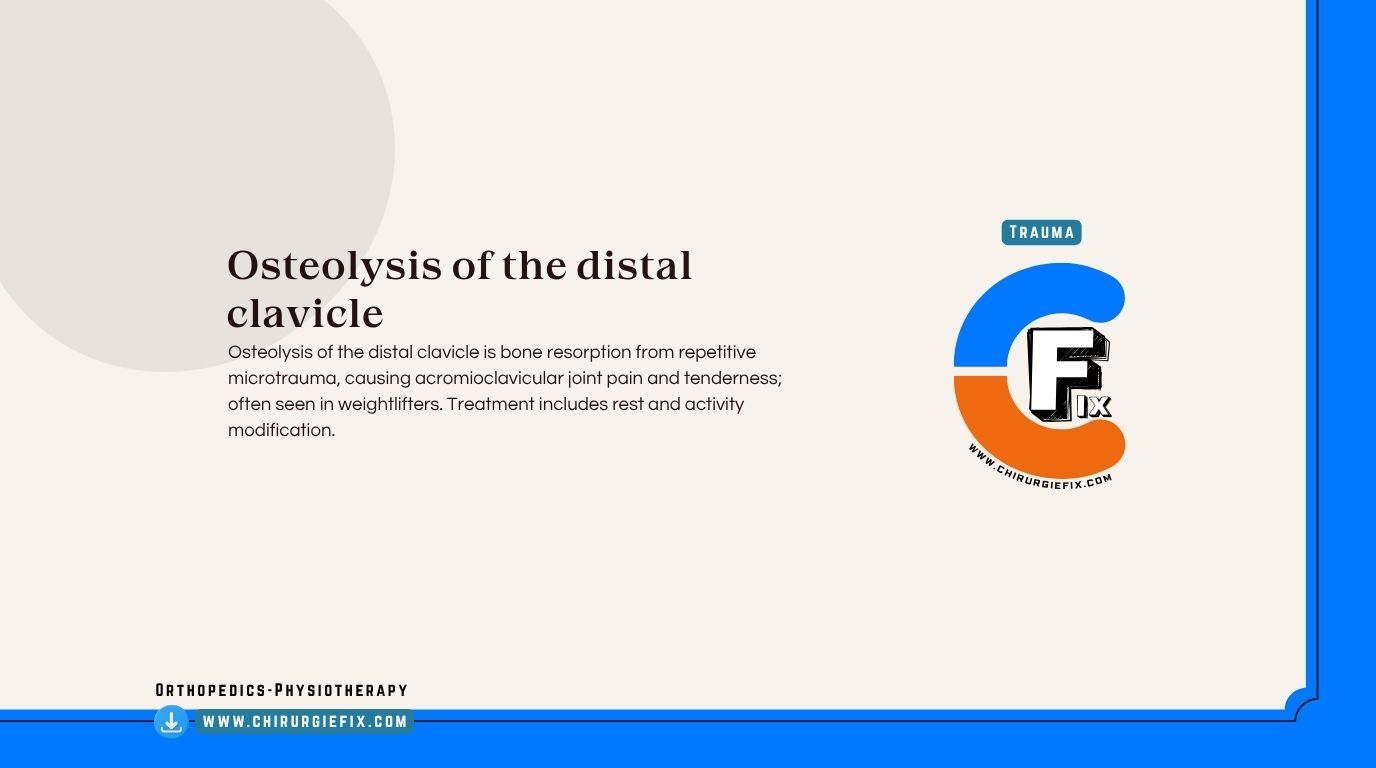 Distal Clavicle Osteolysis