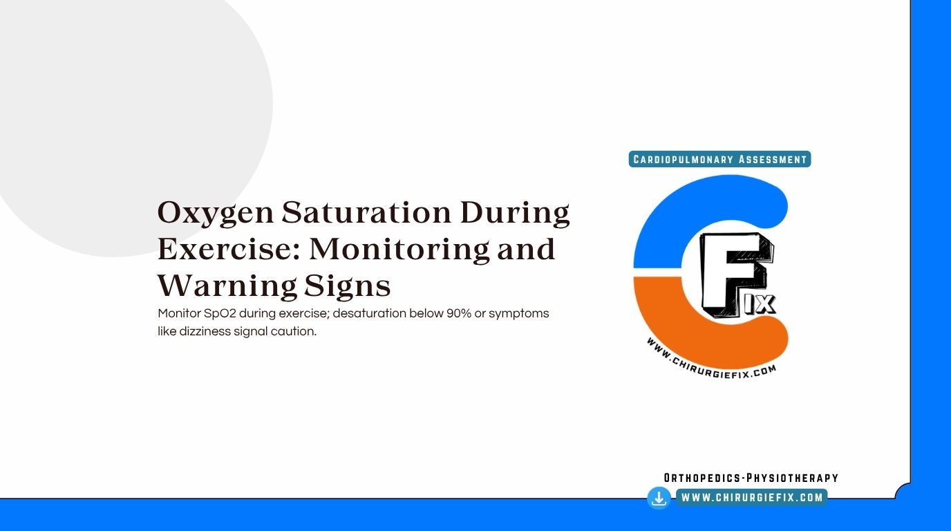 oxygen saturation during exercise