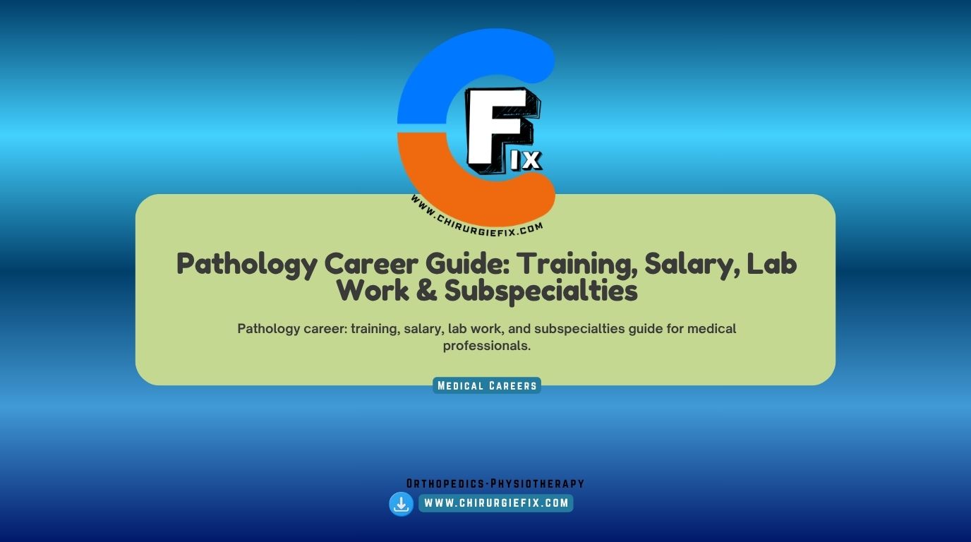 pathology career