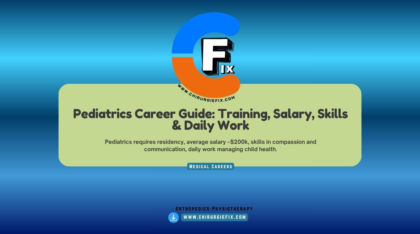 pediatrics career