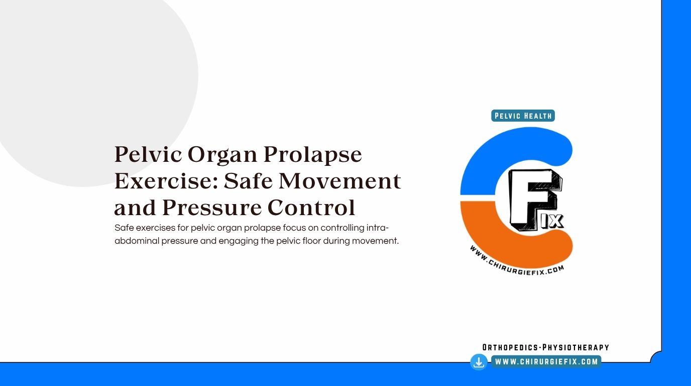 pelvic organ prolapse exercise