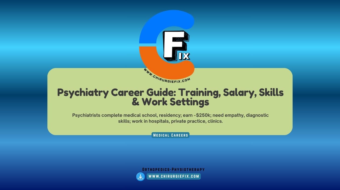 psychiatry career