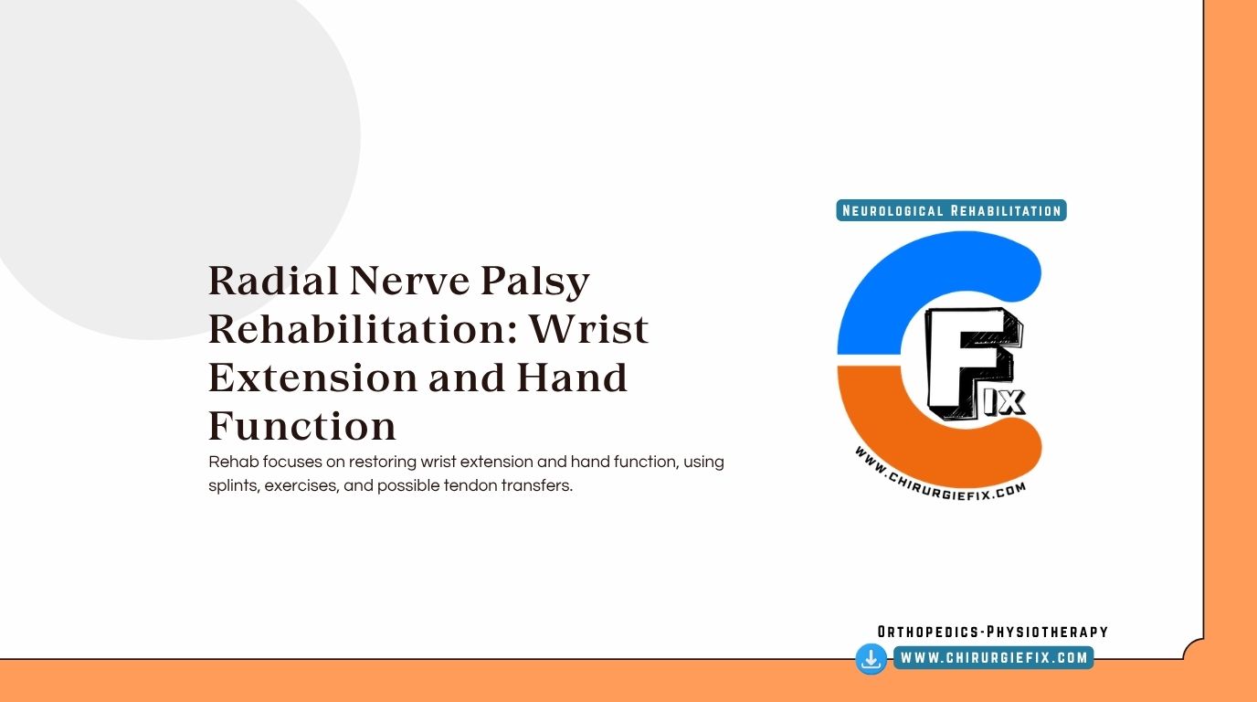 radial nerve palsy rehabilitation