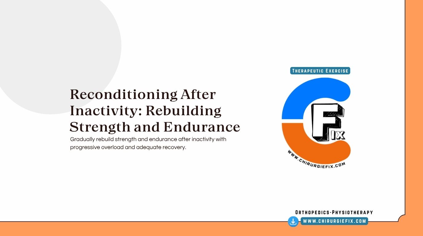 reconditioning after inactivity