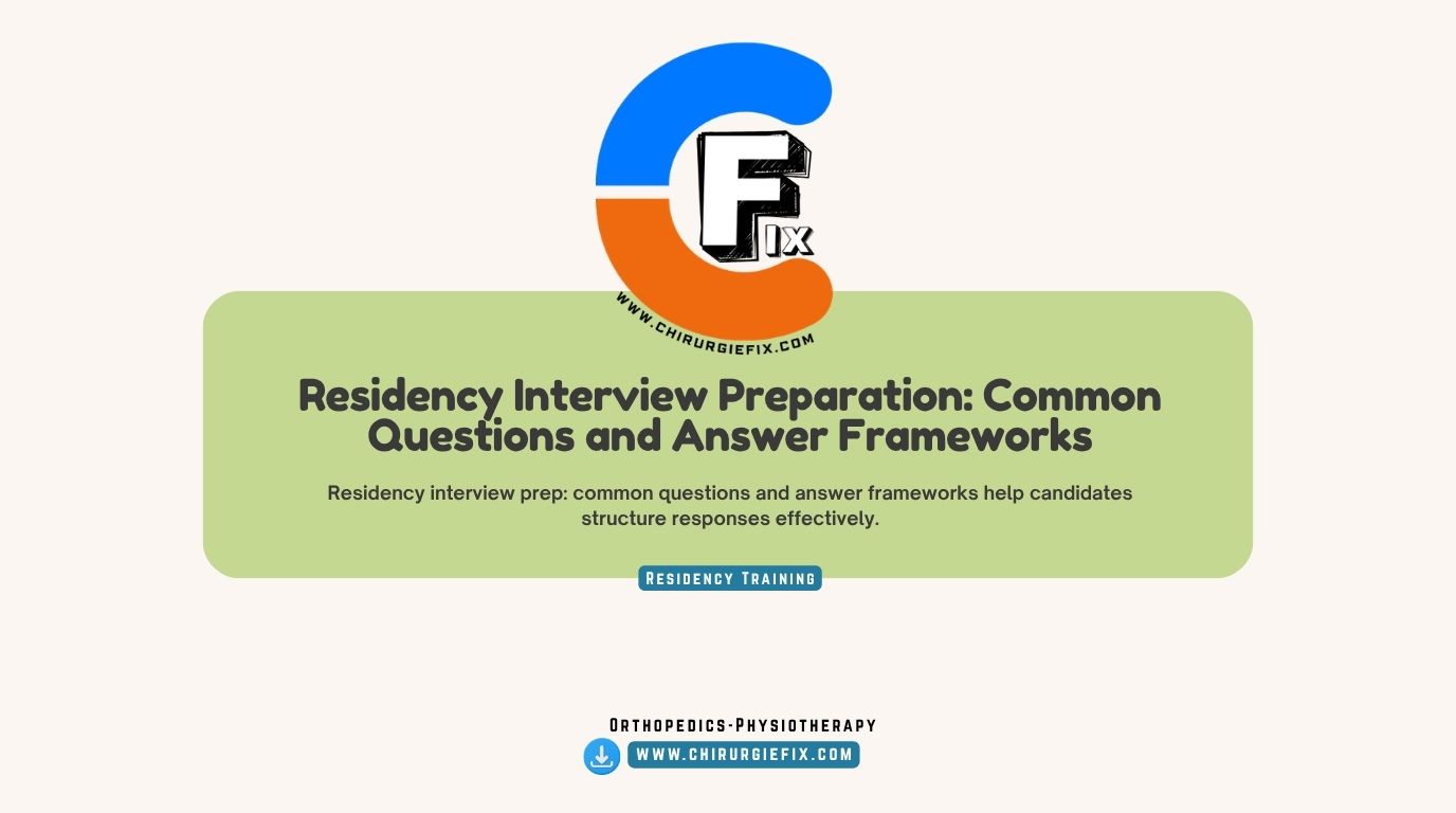 residency interview