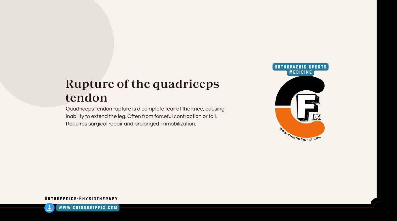 Quadriceps Tendon Rupture