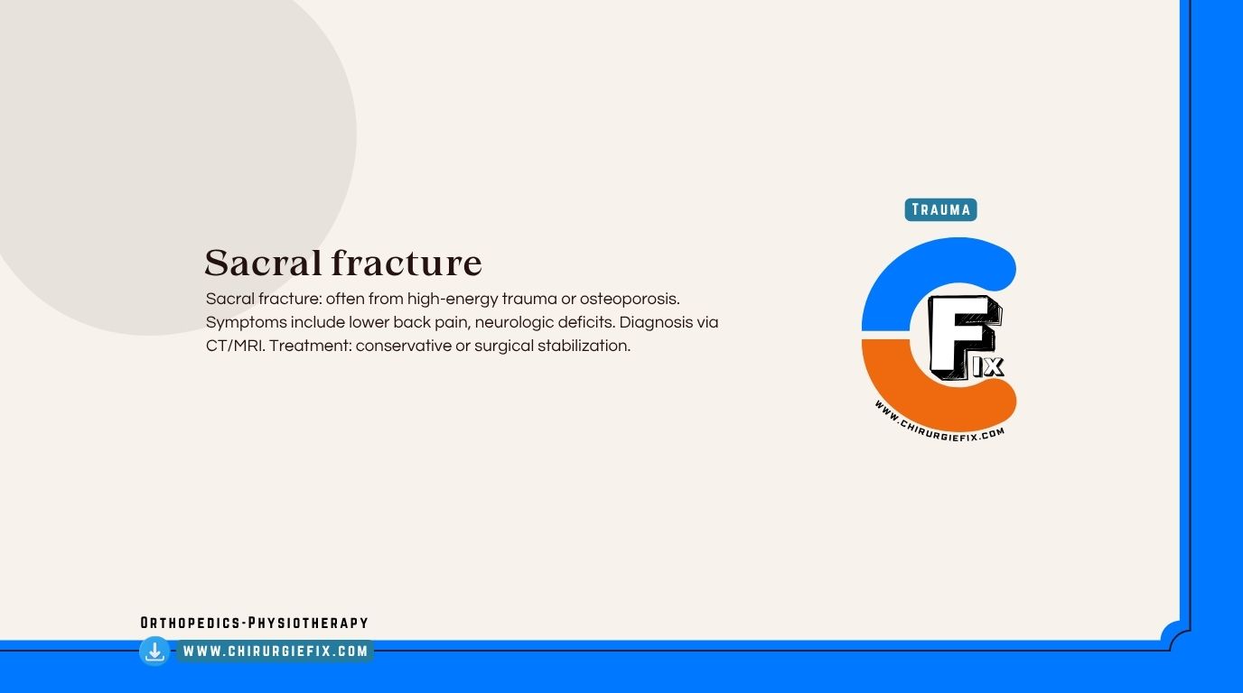 Sacral Fracture