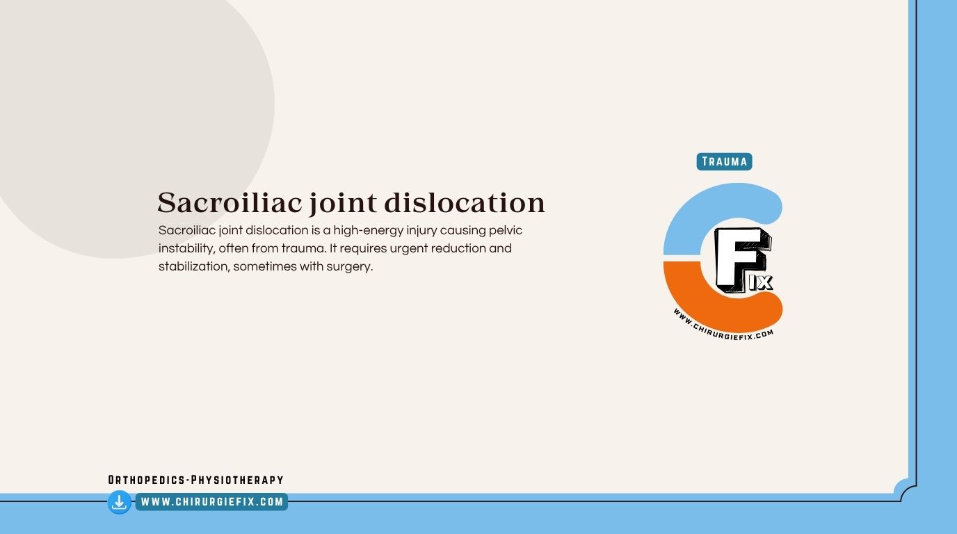 Sacroiliac Joint Dislocation